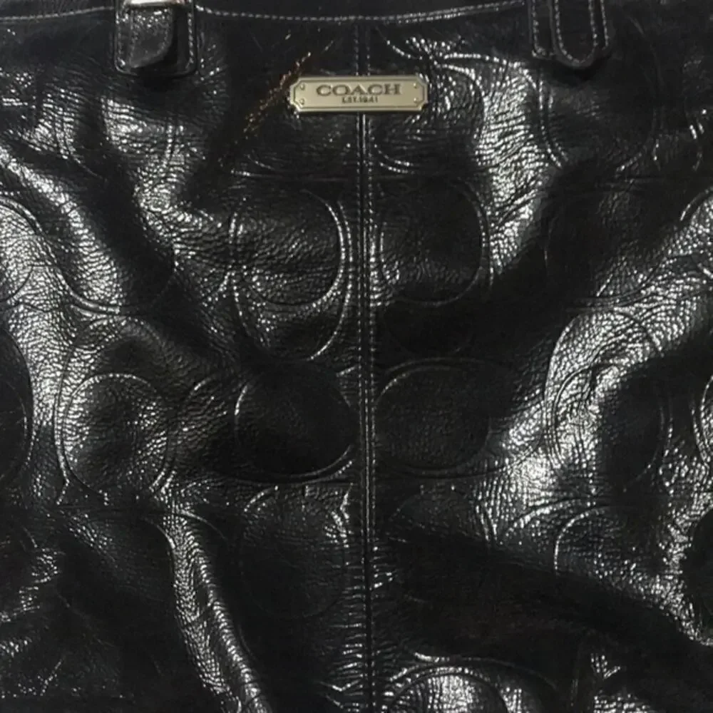 ▶️ Coach ◀️ F19818 North South Signature purse